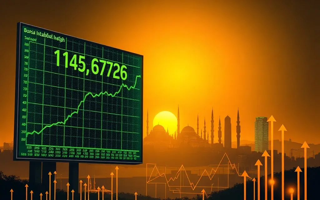 Borsa İstanbul'dan yeni rekor: 14.677,26 puanı gördü
