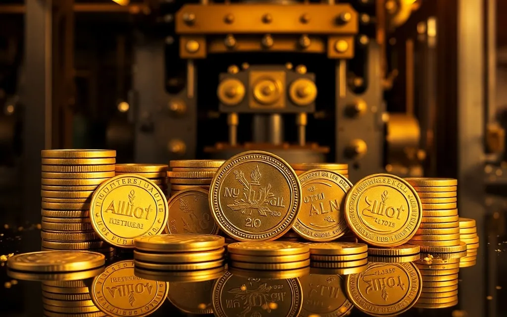Darphane 9,8 milyondan fazla altın bastı