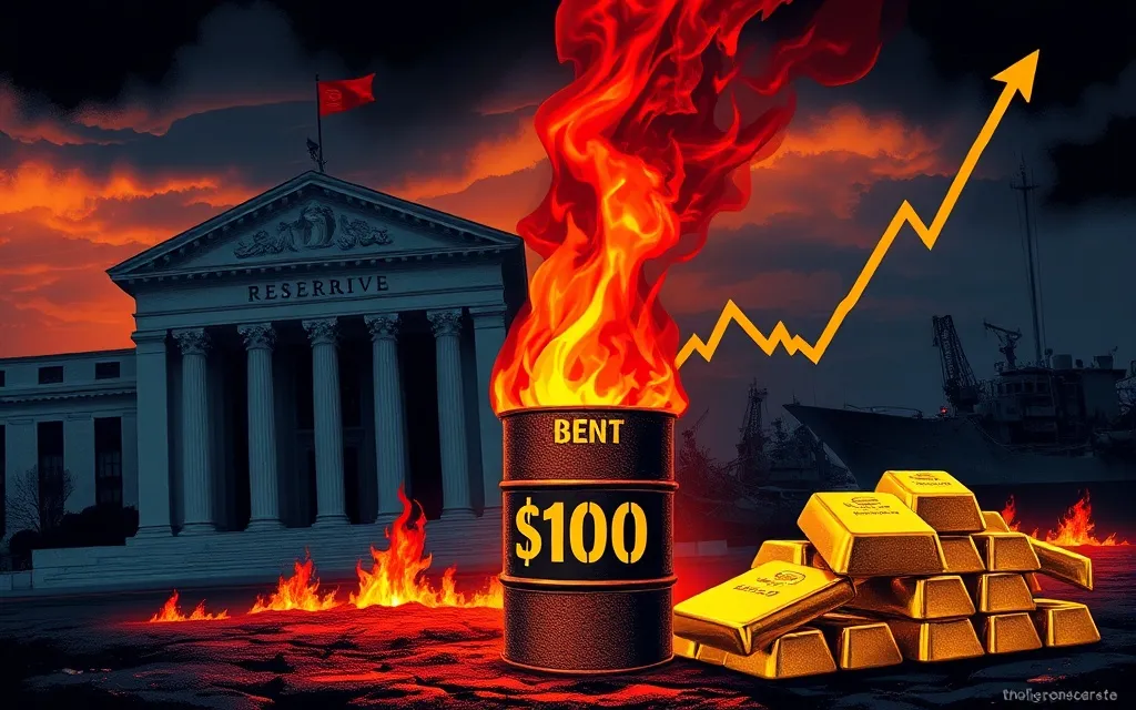 Petrolün 100 doları aşması fren etkisi yaptı! Altın Fed baskısıyla dalgalı