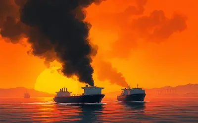 İran Basını: Hürmüz Boğazı'nda İki Petrol Tankerinde Patlama Meydana Geldi